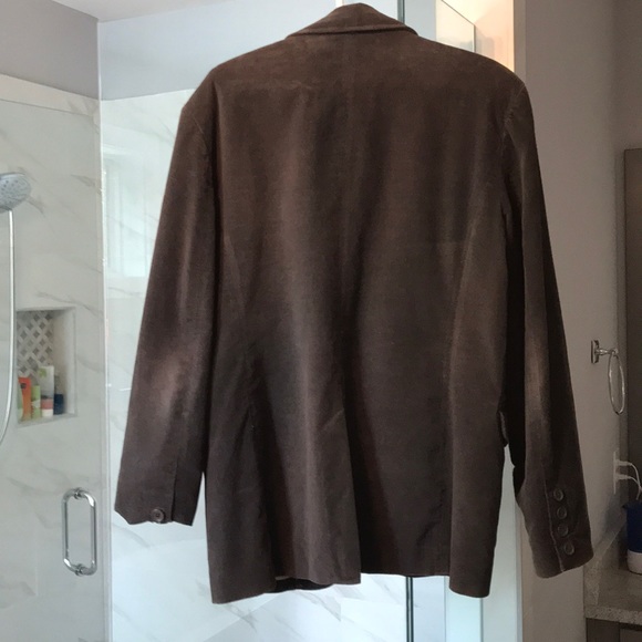 Men’s Guess Premium Large Gray Suede Sports Coat - Picture 8 of 8